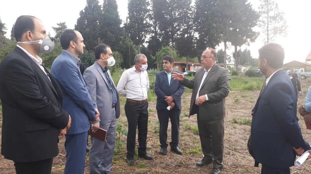 بازدید رئیس پارک علم و فناوری گلستان از ایستگاه مرکز تحقیقات، آموزش‌کشاورزی و منابع‌طبیعی استان